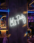 Néon LED Mural "Let's Party" Chill'Neon
