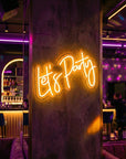 Néon LED Mural "Let's Party" Chill'Neon