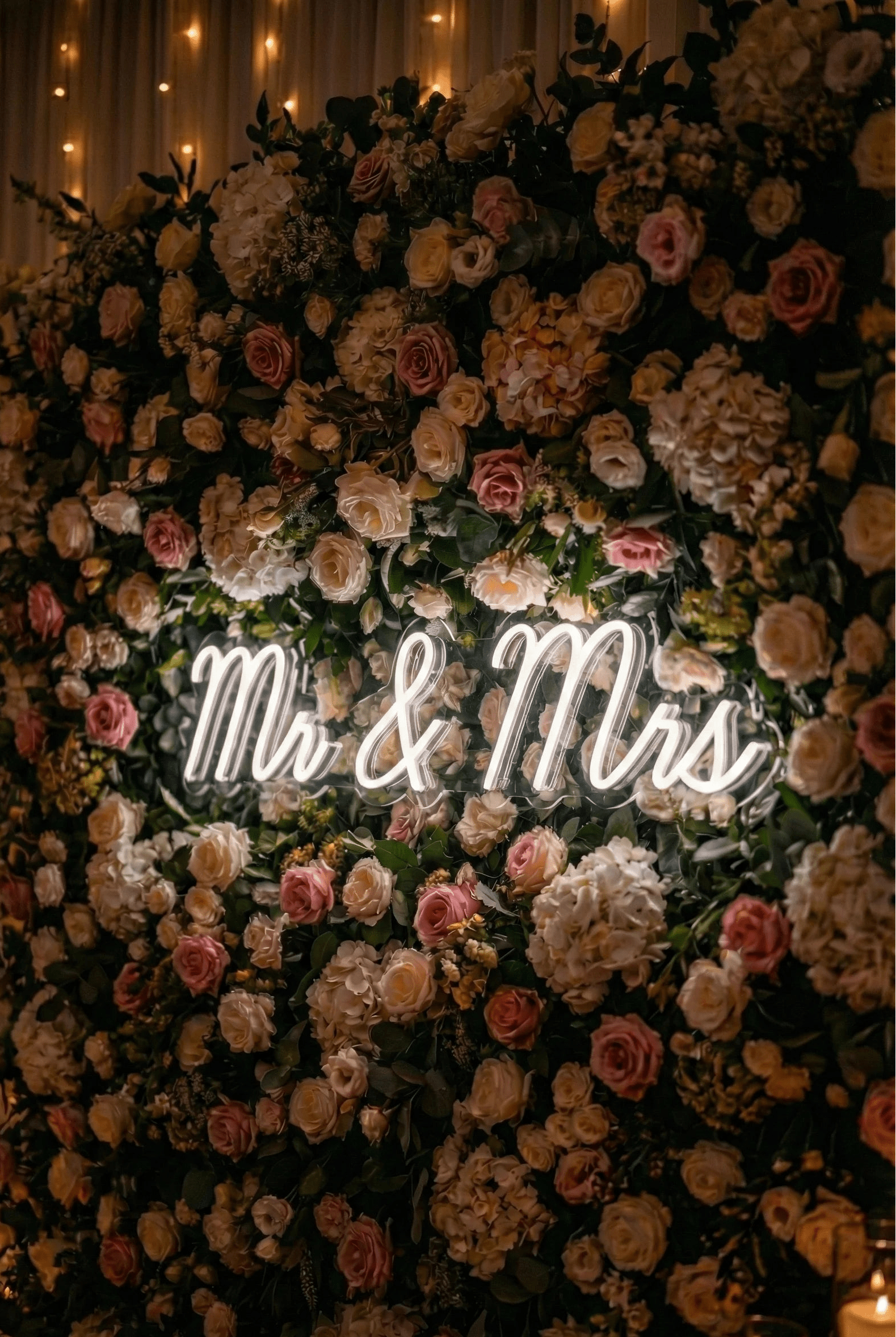 Néon LED Mural "Mr &amp; Mrs" Chill'Neon