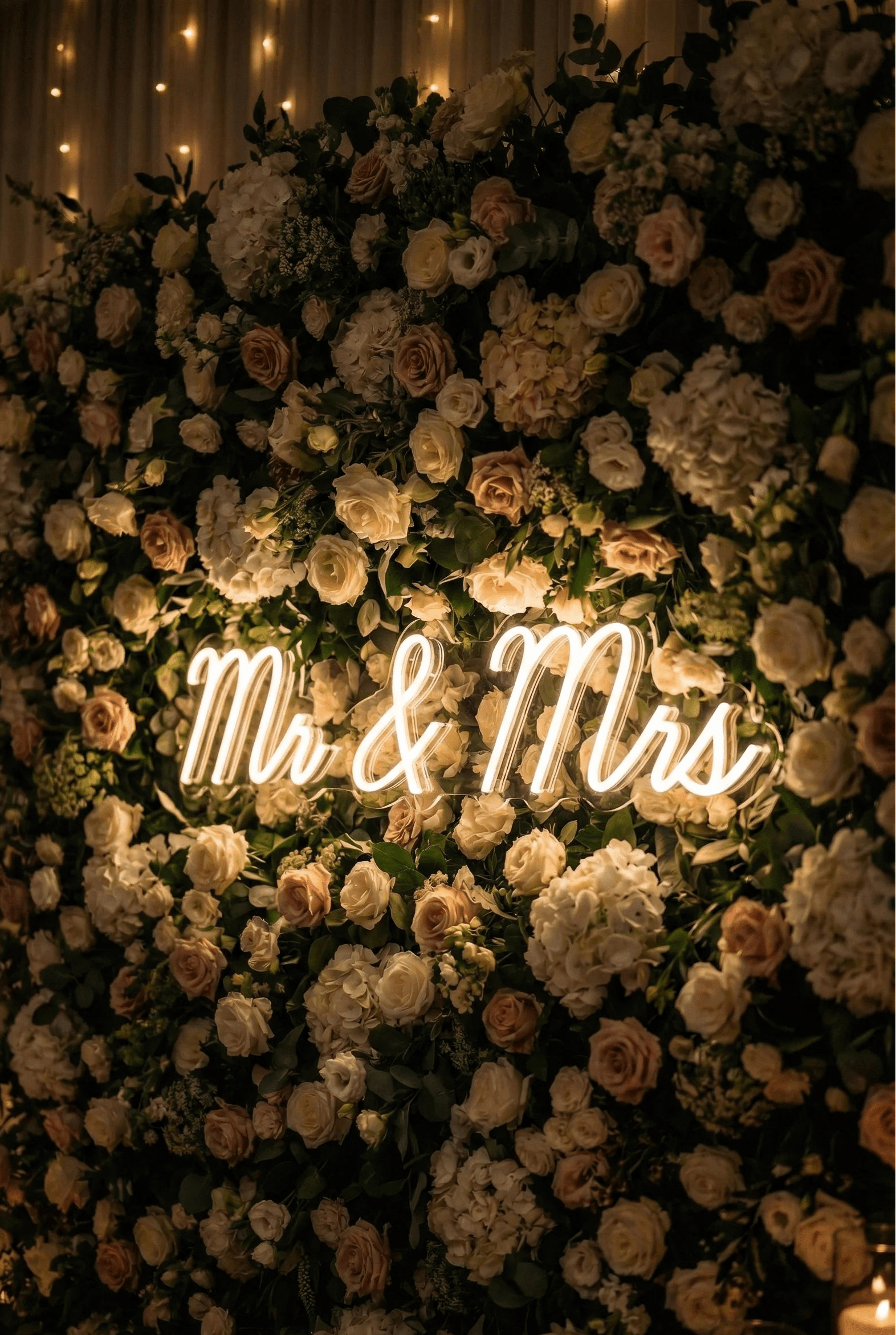 Néon LED Mural "Mr & Mrs" Chill'Neon