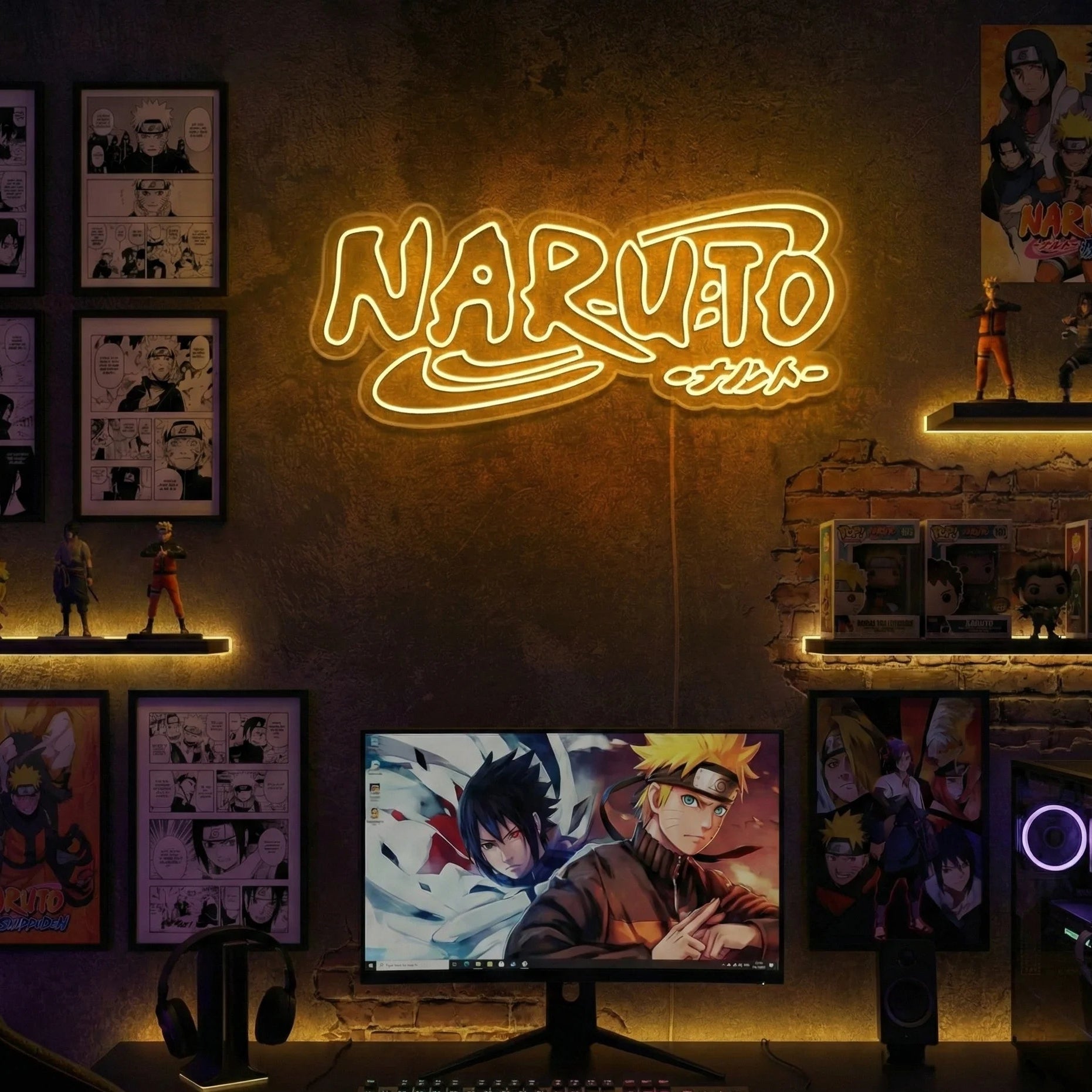 Néon LED Mural "Naruto" Chill'Neon