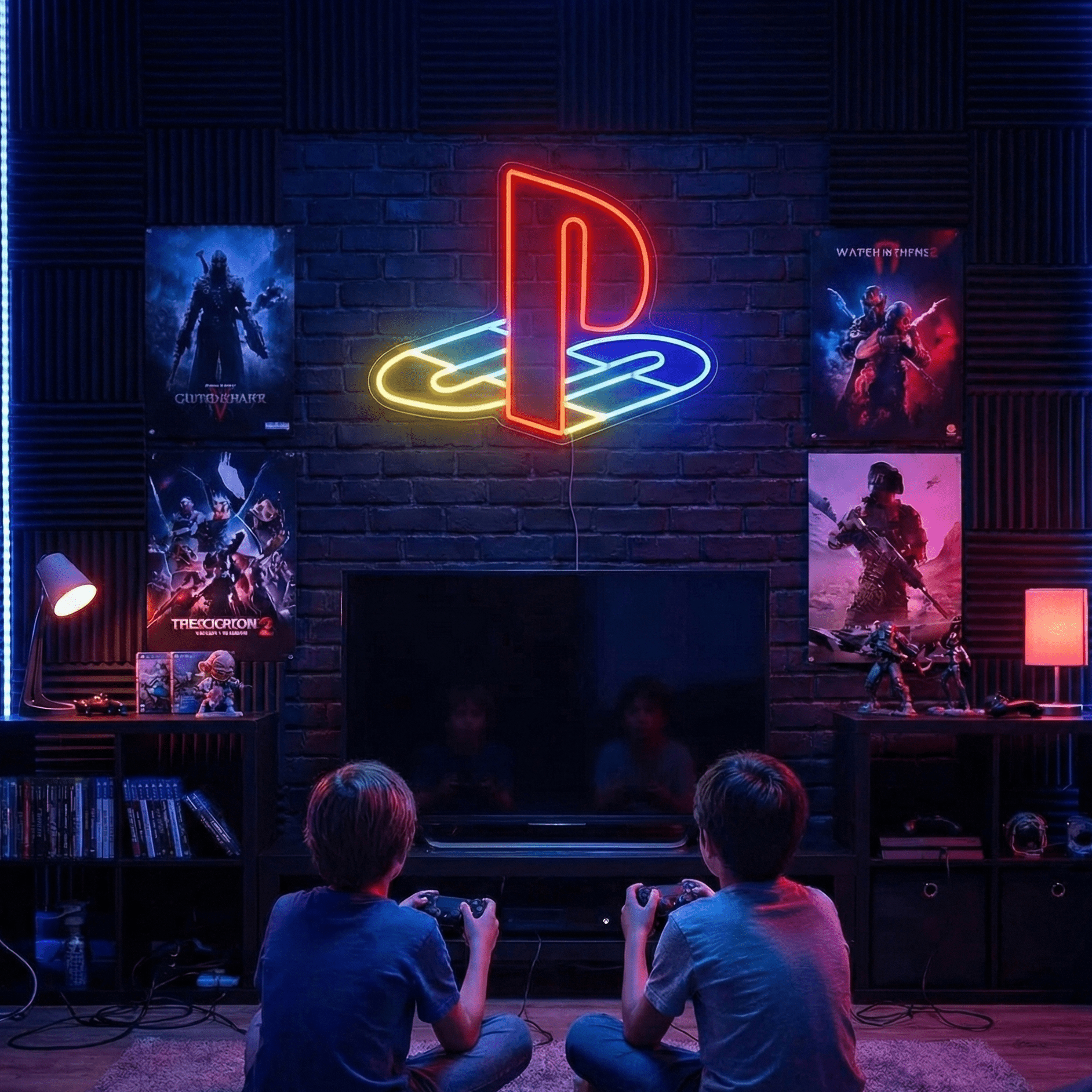 Néon LED Mural "Playstation" Chill'Neon