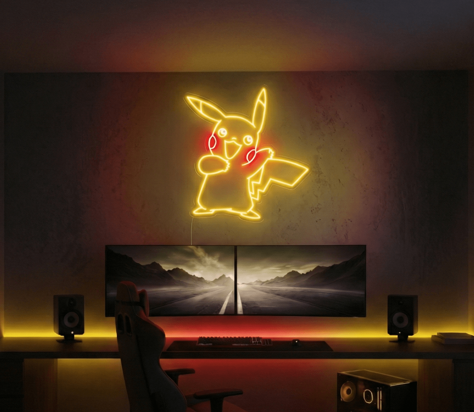 Néon LED Mural "Pikachu" Chill'Neon